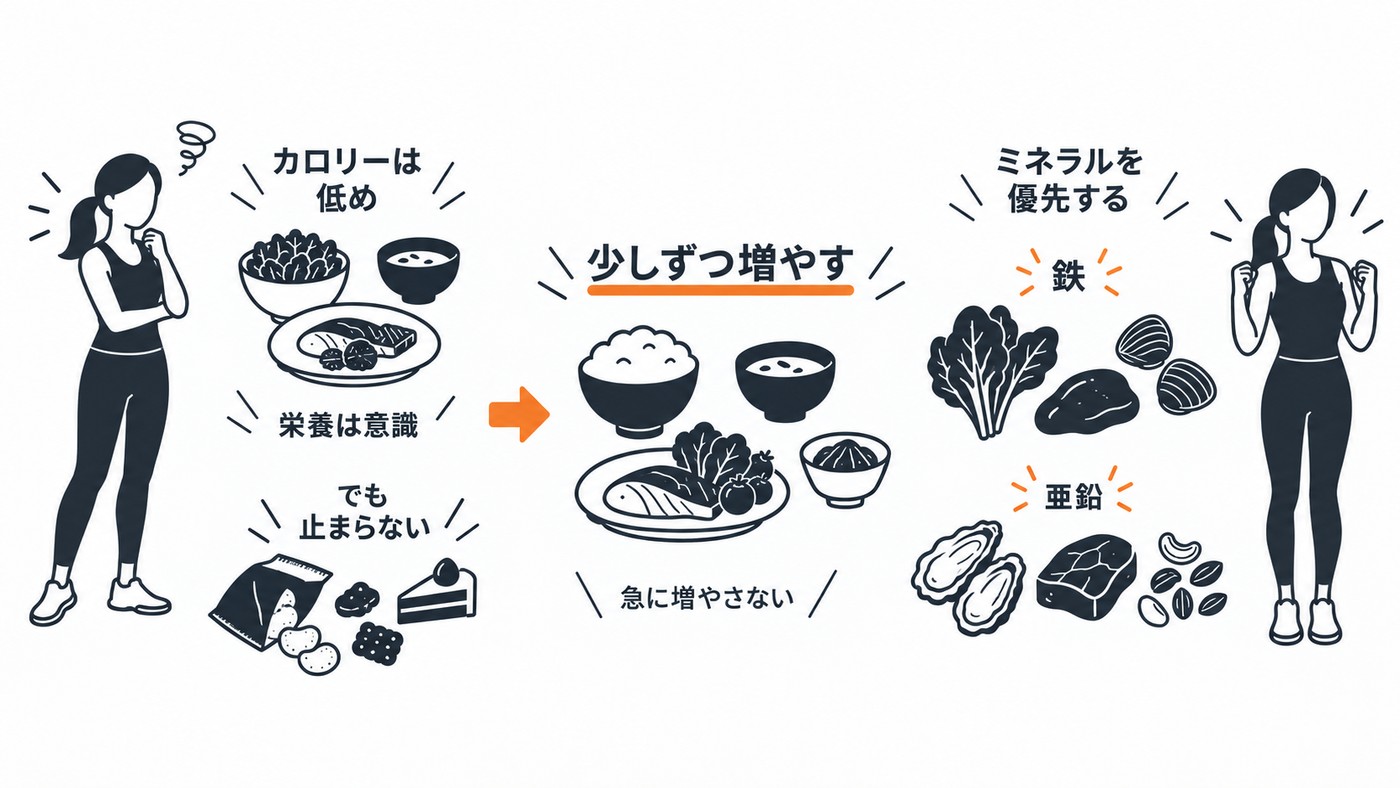 「栄養価も気にしているのに痩せない」人へ